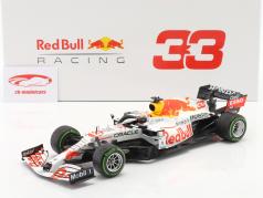 M. Verstappen Red Bull Racing RB16B #33 トルコ語 GP 方式 1 世界チャンピオン 2021 1:18 Minichamps
