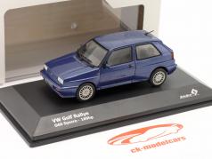 Volkswagen VW Golf rally G60 Syncro blu metallico 1:43 Solido