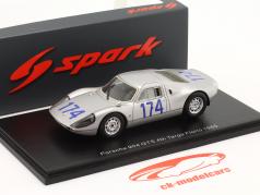 Porsche 904 GTS #174 4位 Targa Florio 1965 Bonnier, Hill 1:43 Spark