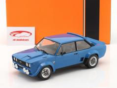 Fiat 131 Abarth Bouwjaar 1980 blauw 1:18 Ixo