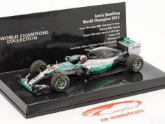 Lewis Hamilton Mercedes F1 W06 #44 fórmula 1 Campeón mundial 2015 1:43 Minichamps