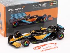 Lando Norris McLaren MCL36 #4 澳大利亚 GP 公式 1 2022 1:43 Bburago
