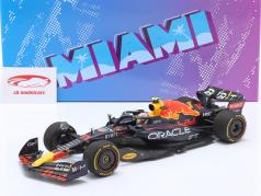Sergio Perez Red Bull Racing RB18 #11 4º Miami GP Fórmula 1 2022 1:18 Minichamps