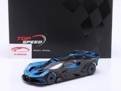 Bugatti Bolide Presentation Car 2020 синий / черный 1:18 TrueScale