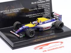N. Mansell Williams FW14B Dirty Version #5 formule 1 Wereldkampioen 1992 1:43 Minichamps