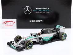 L. Hamilton Mercedes AMG W06 #44 优胜者 美国 GP 公式 1 世界冠军 2015 1:18 Minichamps