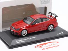 Mercedes-Benz AMG C63 Coupe Black Series 建設年 2012 赤 1:43 Solido