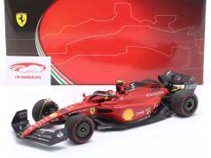 Carlos Sainz Jr. Ferrari F1-75 #55 2° Bahrein GP formula 1 2022 1:18 BBR