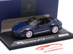 Porsche 911 (992) Carrera GTS Cabriolet America Edition 2022 azul 1:43 Minichamps