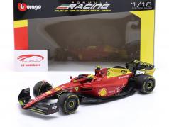 Carlos Sainz Jr. Ferrari F1-75 #55 4° Italiano GP formula 1 2022 1:18 Bburago