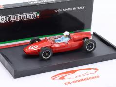 Lorenzo Bandini Cooper T53 #62 Itália GP Fórmula 1 1961 com figura do motorista 1:43 Brumm