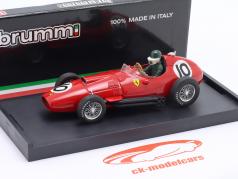 M. Hawthorn Ferrari 801 #10 3 britisk GP formel 1 1957 med førerfigur 1:43 Brumm