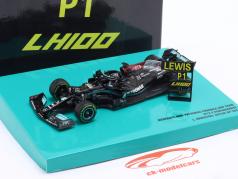 L. Hamilton Mercedes-AMG F1 W12 #44 100e GP gewonnen Sotsji formule 1 2021 1:43 Minichamps