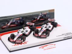 2-Car Set Schumacher #47 & Magnussen #20 Бахрейн GP формула 1 2022 1:43 Minichamps