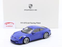 Porsche 911 (992) GT3 гастроли 2021 морской синий 1:18 Minichamps