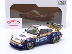 Porsche 911 (964) RWB Rauh-Welt 2022 blu / bianco / rosso / oro 1:18 Solido