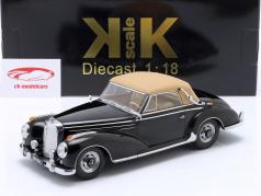 Mercedes-Benz 300 SC Convertible (W188) Softtop 1957 black 1:18 KK-Scale