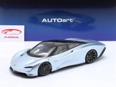 McLaren Speedtail 建設年 2020 frozen blue 1:18 AUTOart