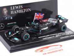 L. Hamilton Mercedes-AMG F1 W12 #44 优胜者 英国人 GP 公式 1 2021 1:43 Minichamps