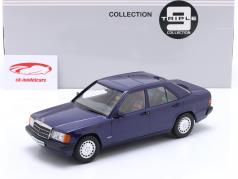 Mercedes-Benz 190E 2.3 Avantgarde (W201) Bouwjaar 1993 donkerblauw 1:18 Triple9