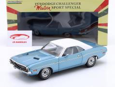 Dodge Challenger Western Sport Special 1970 ライトブルー / 白 1:18 Greenlight