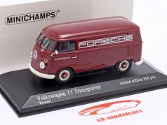 Volkswagen VW T1 Transporter Porsche ano de construção 1963 1:43 Minichamps