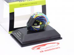 Valentino Rossi Winter Test Sepang MotoGP 2020 AGV capacete 1:8 Minichamps