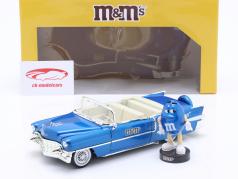 Cadillac Eldorado 1956 met M&Ms figuur blauw 1:24 Jada Toys