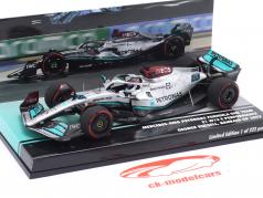 G. Russell Mercedes-AMG F1 W13 #63 4位 バーレーン GP 方式 1 2022 1:43 Minichamps