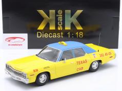 Dodge Monaco Taxi Texas 1974 amarillo / azul 1:18 KK-Scale