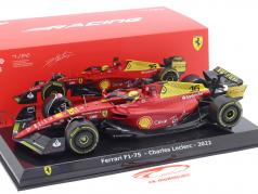 Charles Leclerc Ferrari F1-75 #16 2番目 イタリア GP 式 1 2022 1:24 Bburago