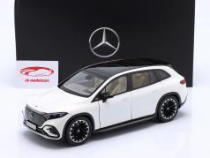 Mercedes-Benz EQS SUV (X296) year 2022 diamond white 1:18 NZG