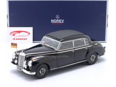 Mercedes-Benz 300 (W186) Konrad Adenauer 1955 黑色的 1:18 Norev