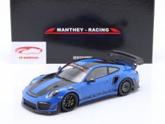 Porsche 911 (991.2) GT2 RS MR Manthey Racing blu / nero 1:18 Minichamps