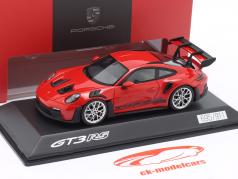 Porsche 911 (992) GT3 RS 建設年 2022 カーマイン 1:43 Spark