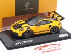 Porsche 911 (992) GT3 RS 建設年 2022 シグナルイエロー 1:43 Spark