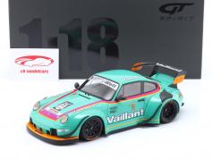Porsche 911 (993) RWB Rauh-Welt Body-Kit Vaillant 2022 verde 1:18 GT-Spirit