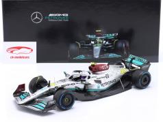 L. Hamilton Mercedes-AMG F1 W13 #44 8-е место Monaco GP формула 1 2022 1:18 Minichamps