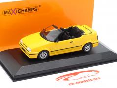 Renault 19 敞篷车 建设年份 1991 黄色的 1:43 Minichamps