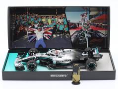 L. Hamilton Mercedes-AMG F1 W10 #44 美国 GP 公式 1 世界冠军 2019 1:18 Minichamps