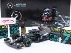L. Hamilton Mercedes-AMG F1 W11 #44 vincitore Turco GP formula 1 Campione del mondo 2020 1:18 Minichamps