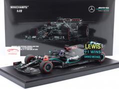 L. Hamilton Mercedes-AMG F1 W11 #44 91号 Win Eifel GP 公式 1 2020 1:12 Minichamps