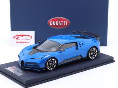 Bugatti Centodieci Année de construction 2022 bleu 1:18 LookSmart