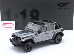 Jeep Wrangler 4xe Ano de construção 2021 prata 1:18 GT-Spirit