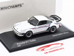 Porsche 911 (930) Turbo Martini Design Año de construcción 1976 blanco 1:43 Minichamps
