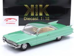 Cadillac Series 62 Coupe DeVille Année de construction 1961 vert métallique 1:18 KK-Scale