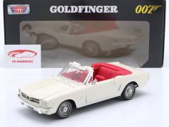 Ford Mustang 1/2 Convertible James Bond Goldfinger (1964) クリーム 1:18 MotorMax