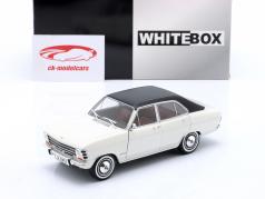 Opel Olympia A Ano de construção 1967 branco / preto 1:24 WhiteBox
