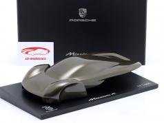 Porsche Mission X Hypercar 75 Années fusée métallique sculpture 1:18 Minichamps