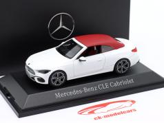 Mercedes-Benz CLE Cabriolet (A236) year 2024 opalite white 1:43 Norev